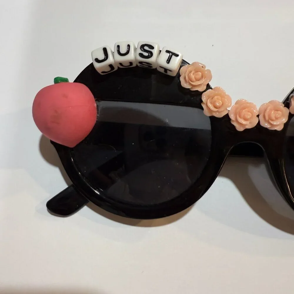 Rad + Refined Round Embellished Sunglasses